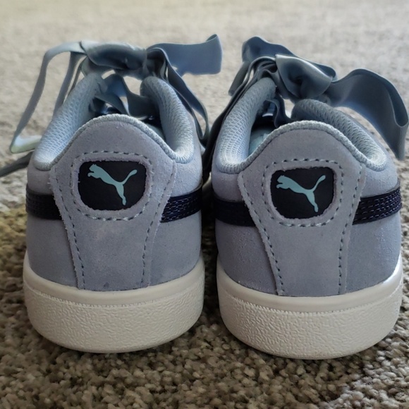 Puma Vikky Ribbon in Light Blue - Picture 3 of 4